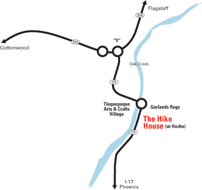 The Hike House Map The Hike House Map