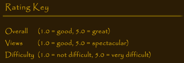 Sedona Trail Rating System Key